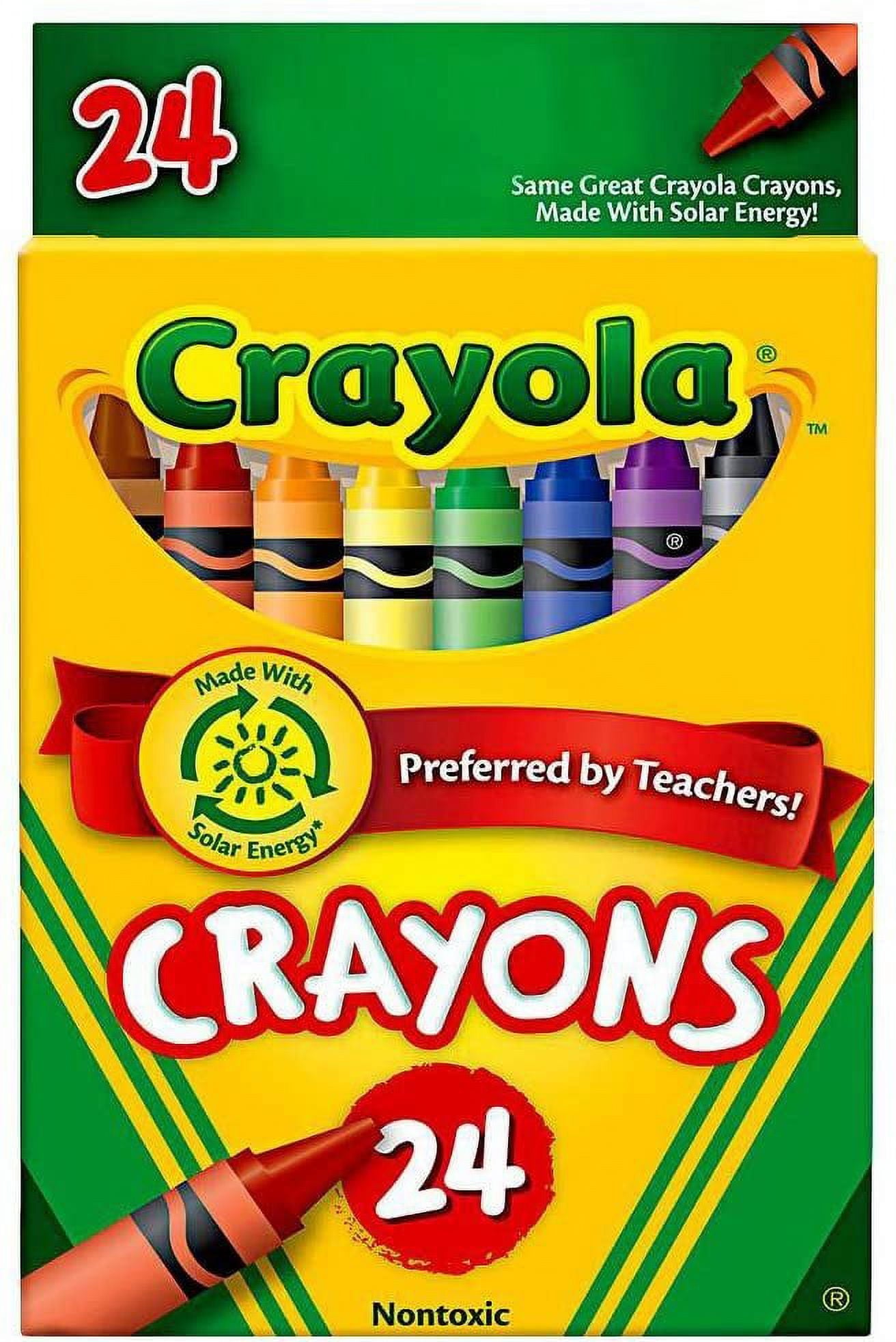Crayola Classic Bundle: 3 Items - Crayons, Markers, Colored Pencils