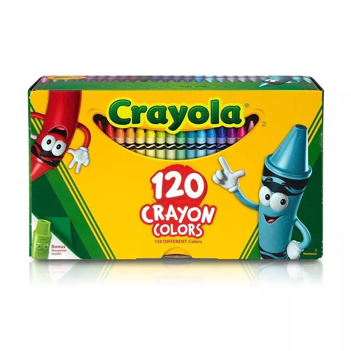 120ct Crayon Set with Crayon Sharpener