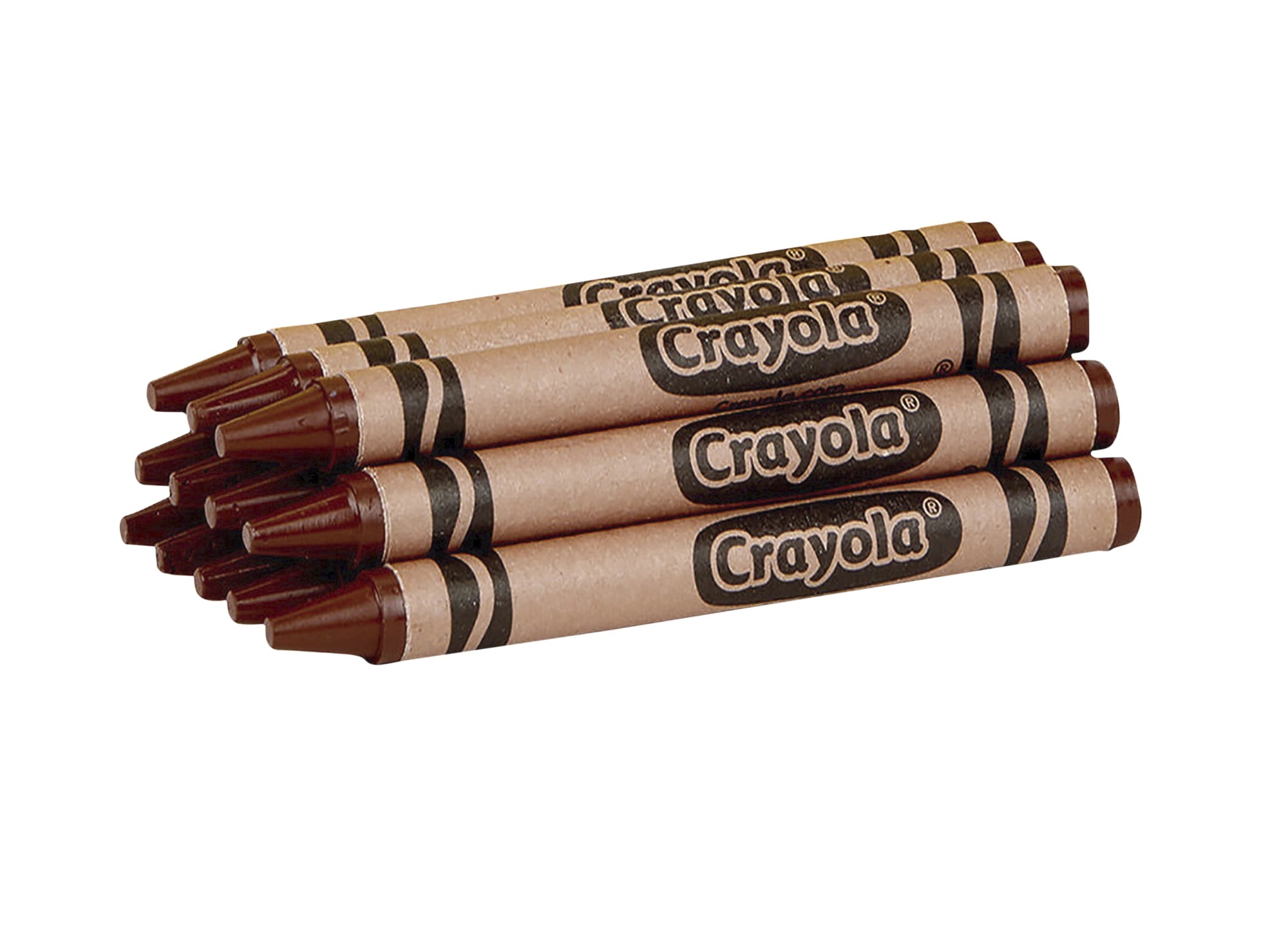 Crayola Bulk Crayons, Brown, 12 Count