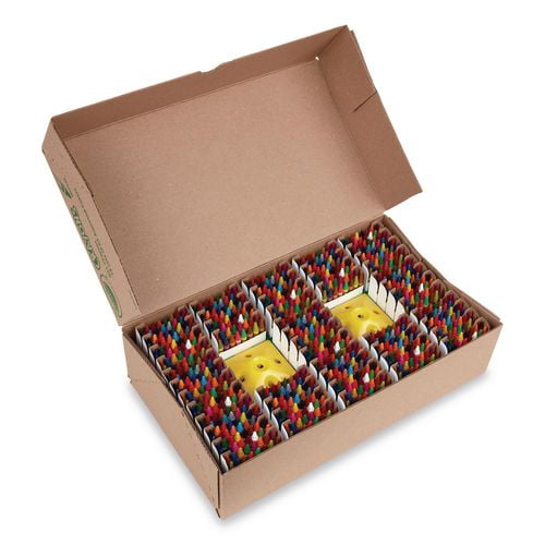 Classpack Regular Crayons, Assorted, 13 Caddies, 832/box | Bundle of 2