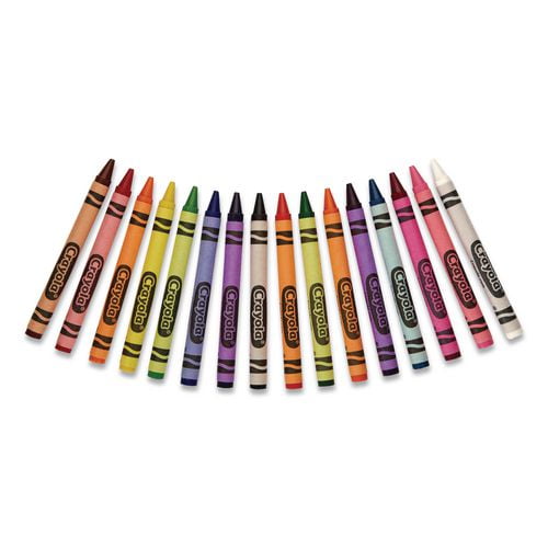 Classpack Regular Crayons, 16 Colors, 800/box | Bundle of 2