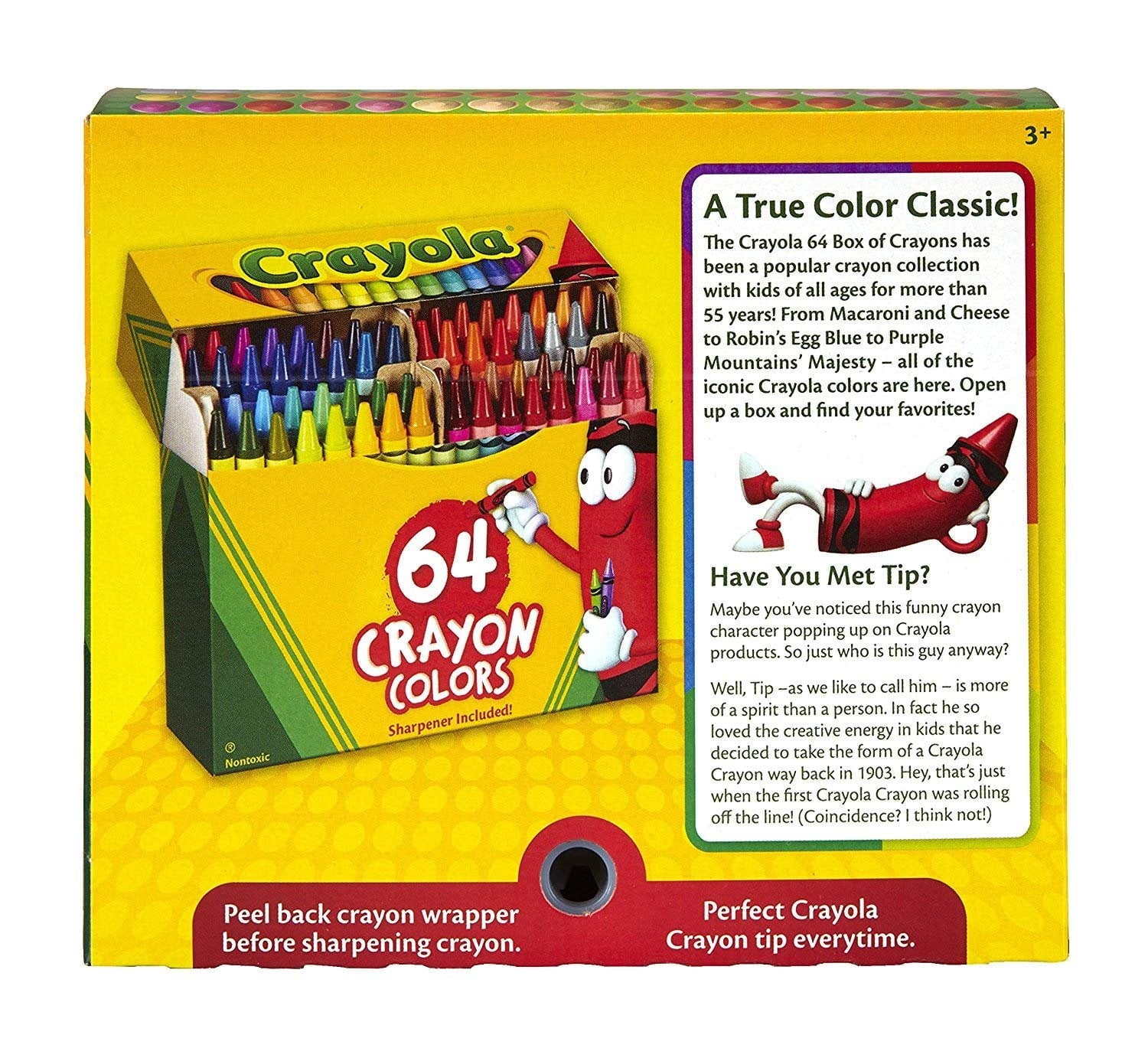Crayola 6 Pack 64 Ct Crayons 52-0064, Assorted