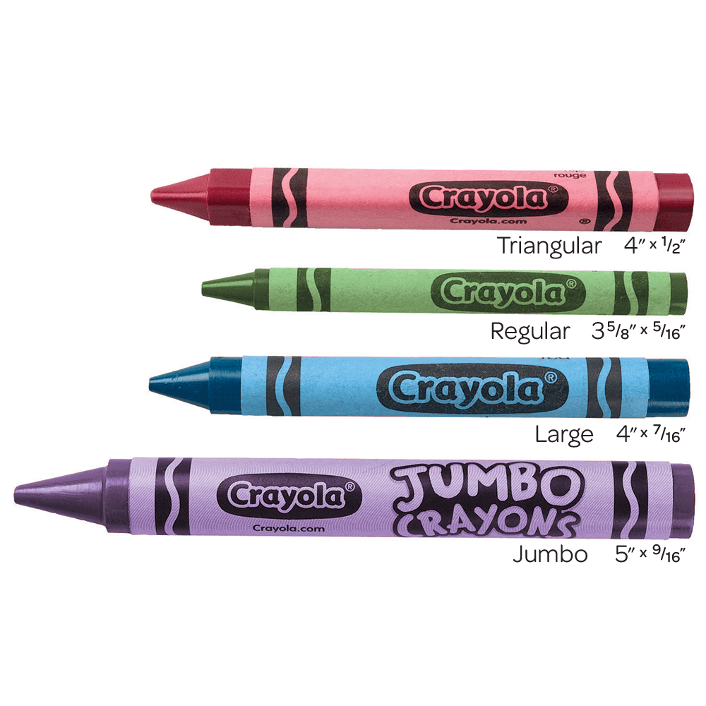 Crayola Bulk Pack Triangular Shaped Crayons, 16 Colors, 256-Count