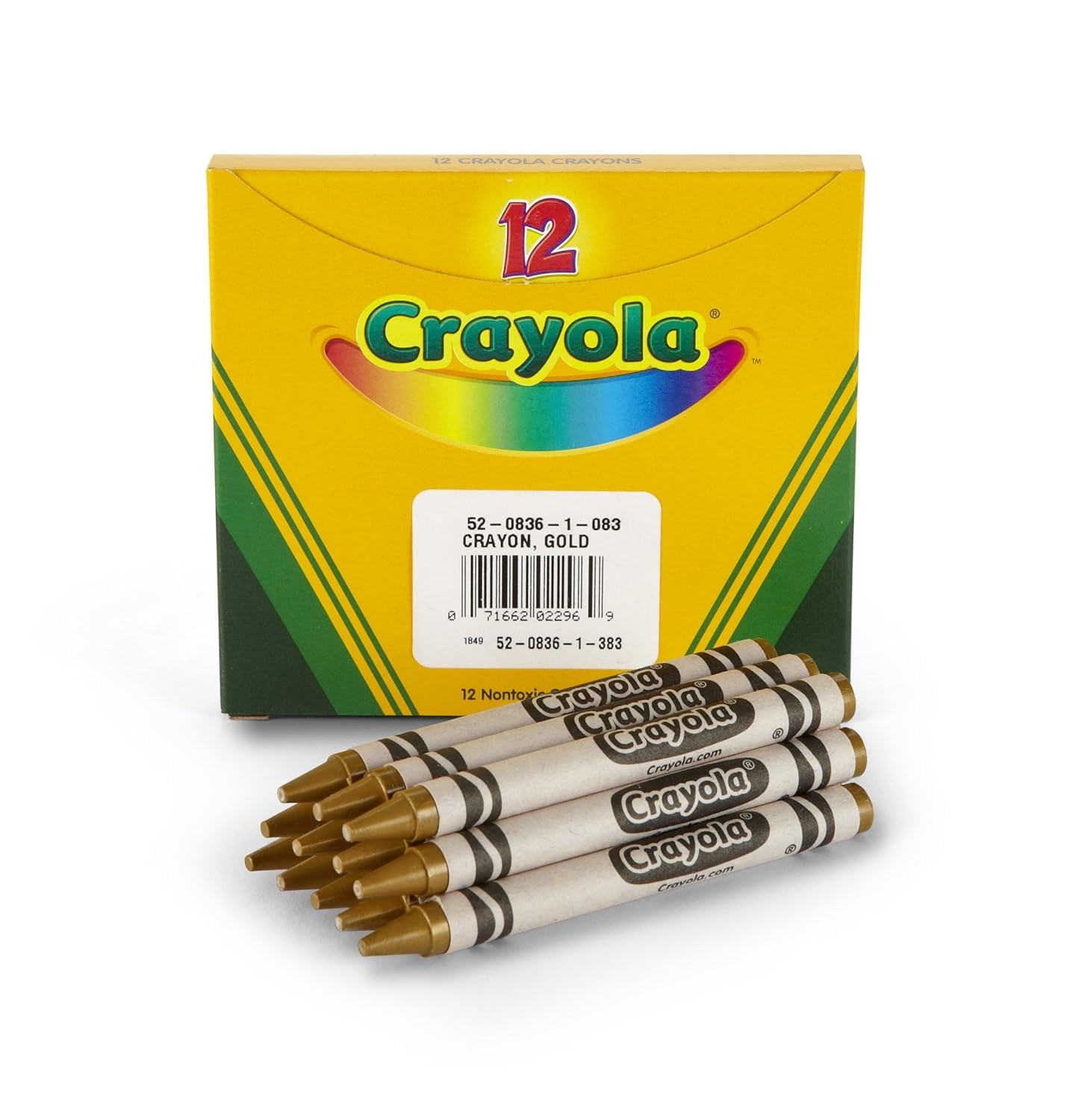 Crayola Bulk Crayons Gold, 2 Multi Colored