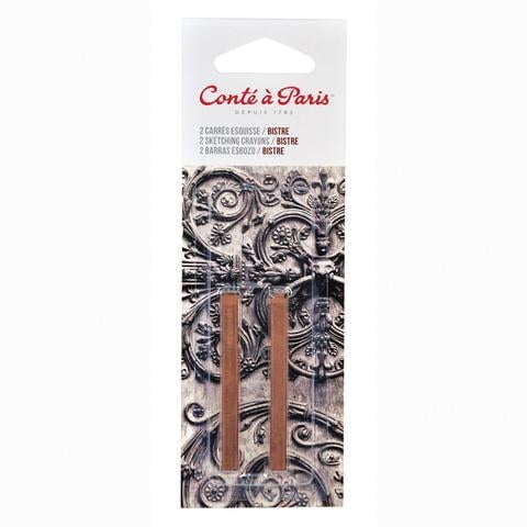 Conte Conté Crayon Pack, Black, 2B
