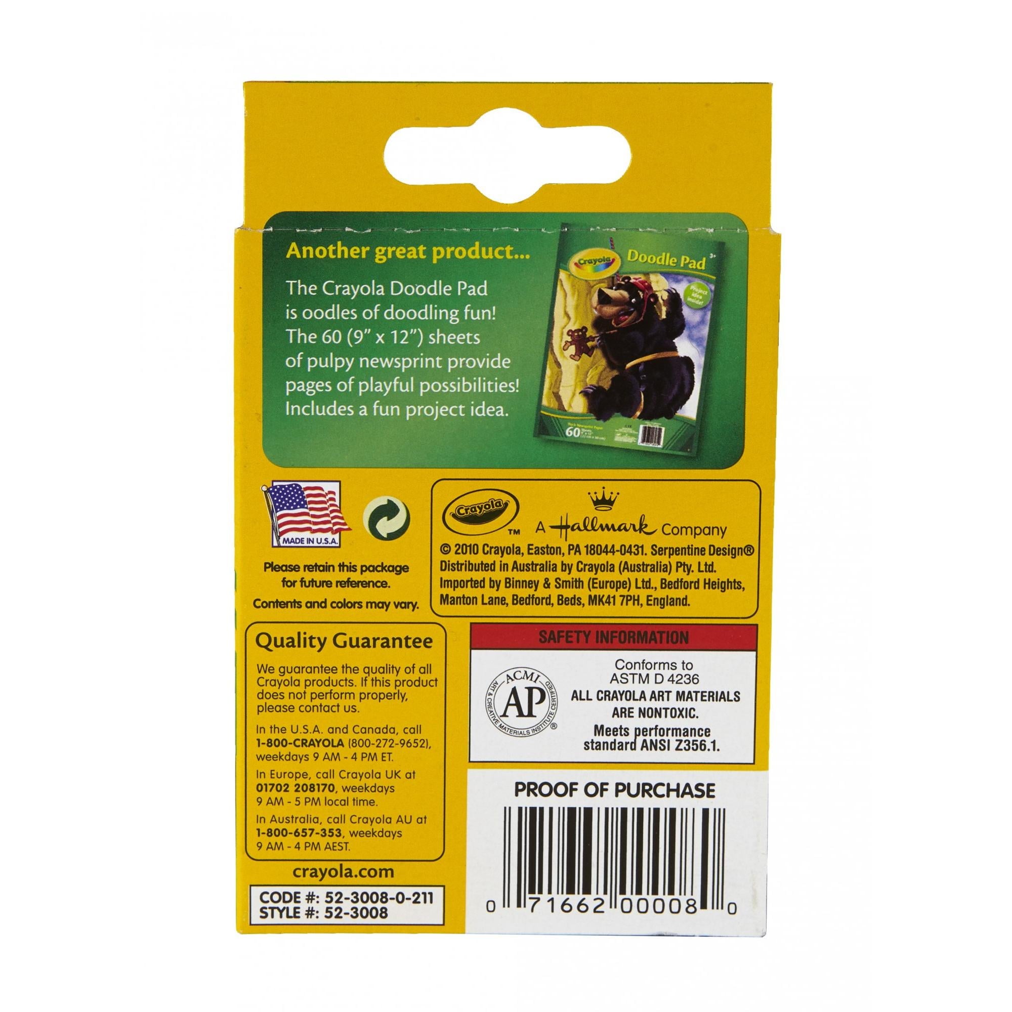 Crayola Classic Crayons, Back to School Supplies for Kids, 8 Ct, Art Supplies