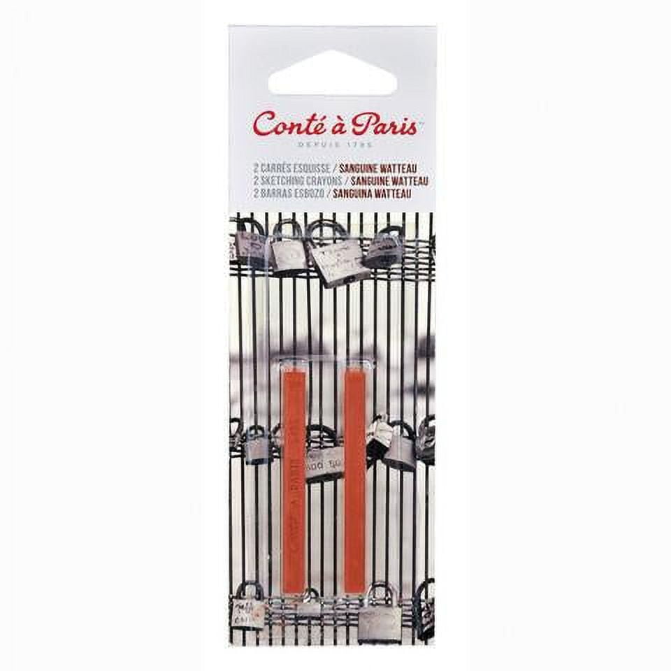 Conte Conté Crayon Pack, Black, 2B