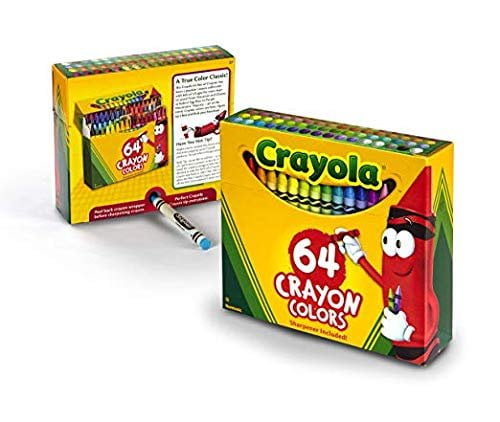 Crayola 6 Pack 64 Ct Crayons 52-0064, Assorted