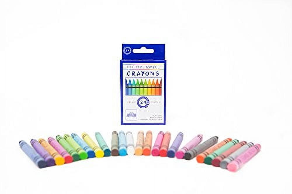 Color Swell Mixed Crayon Bulk Packs - 18 Boxes of Neon and 18 Boxes of Regular Crayons