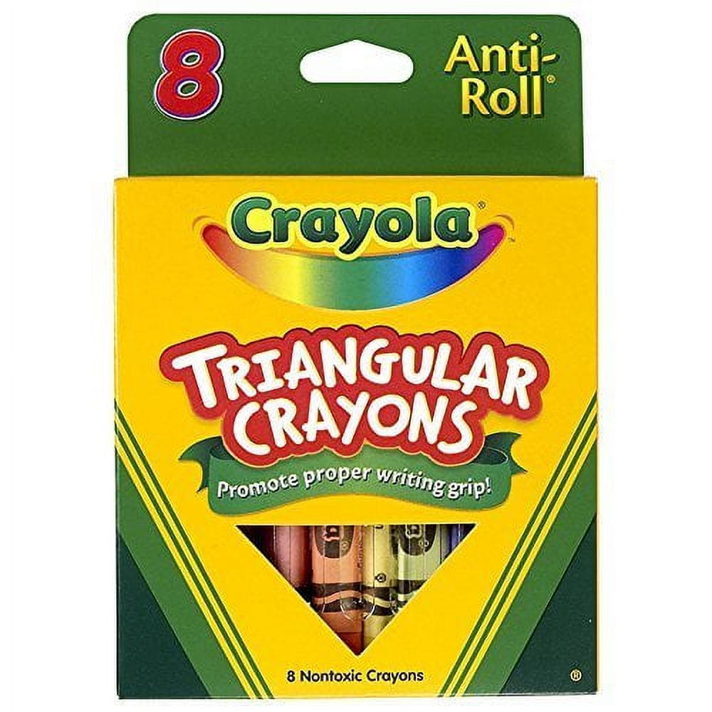 Crayola Anti-Roll Triangular Crayons Triangular Crayons ( 6 Counts)