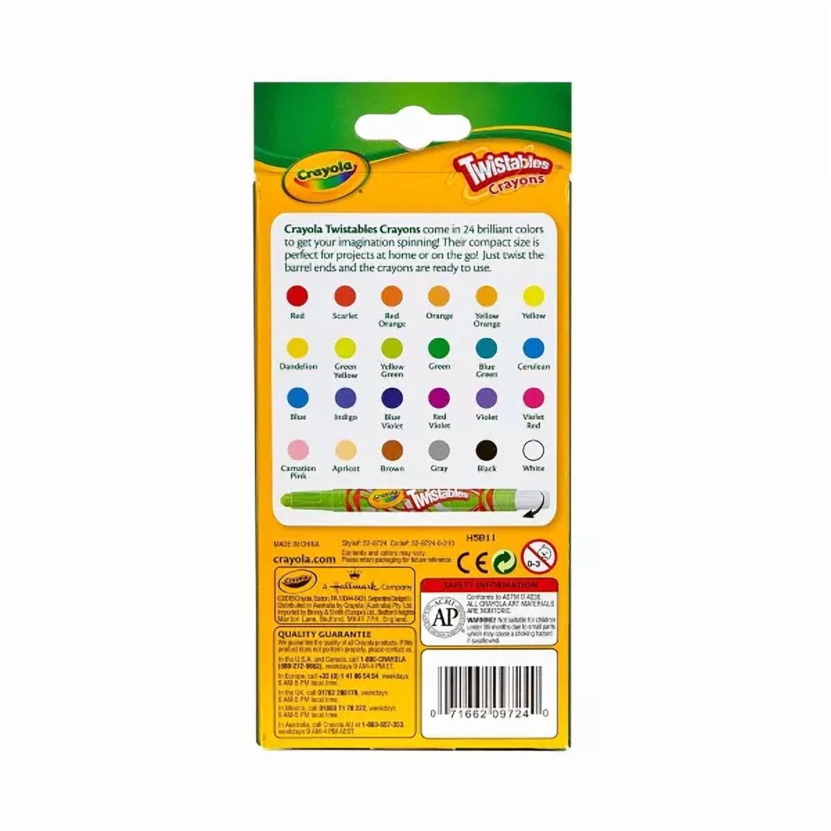 24ct Mini Twistables Crayons