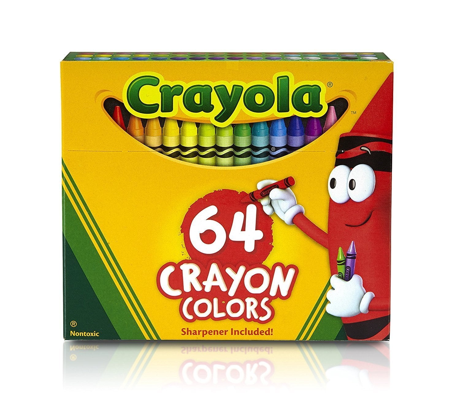 Crayola 6 Pack 64 Ct Crayons 52-0064, Assorted