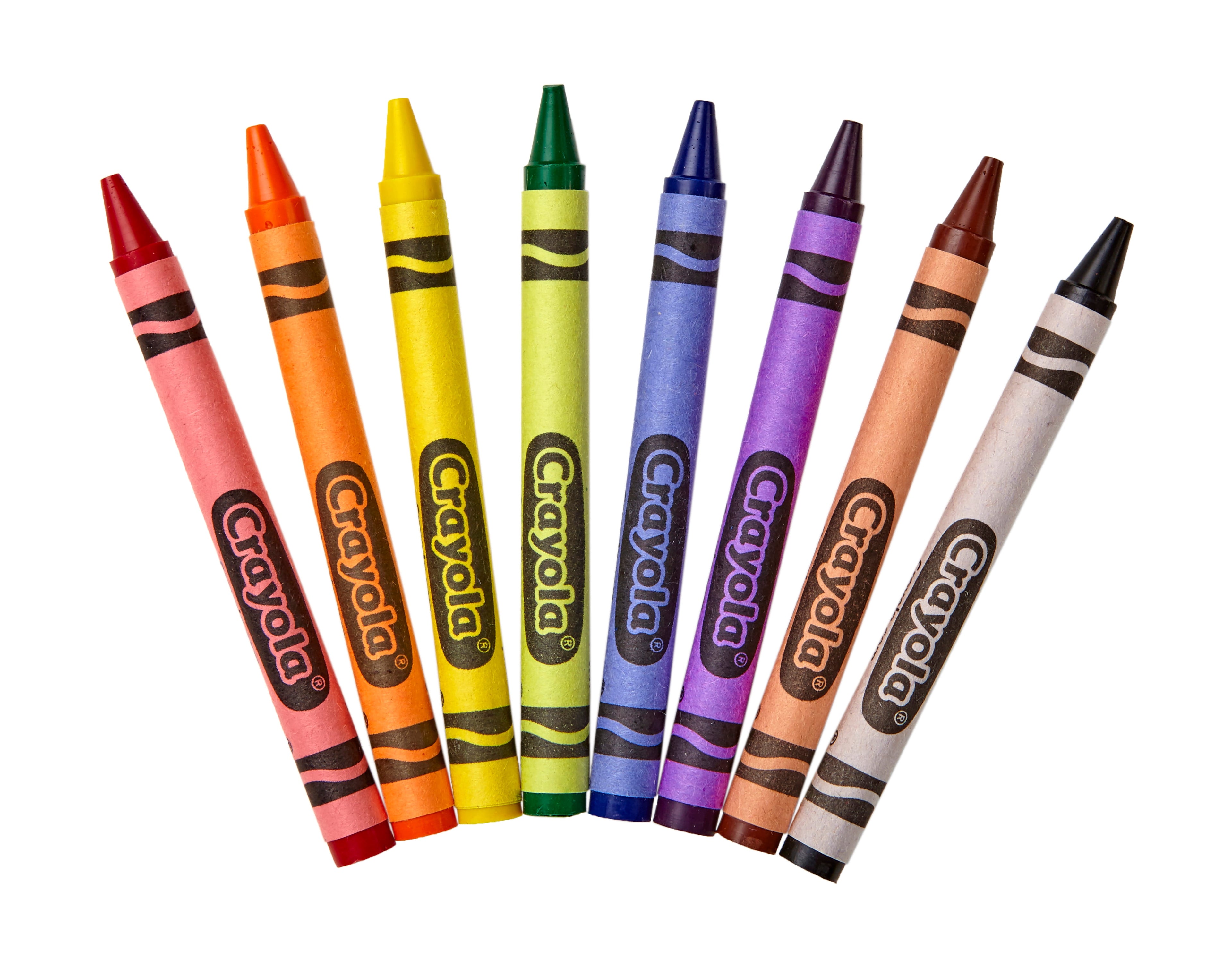 Crayola Classic Crayons, Back to School Supplies for Kids, 8 Ct, Art Supplies