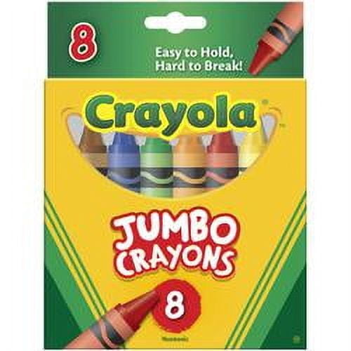 Bulk Buy: Crayola (3-Pack) Jumbo Crayons 8/Pkg 52-0389