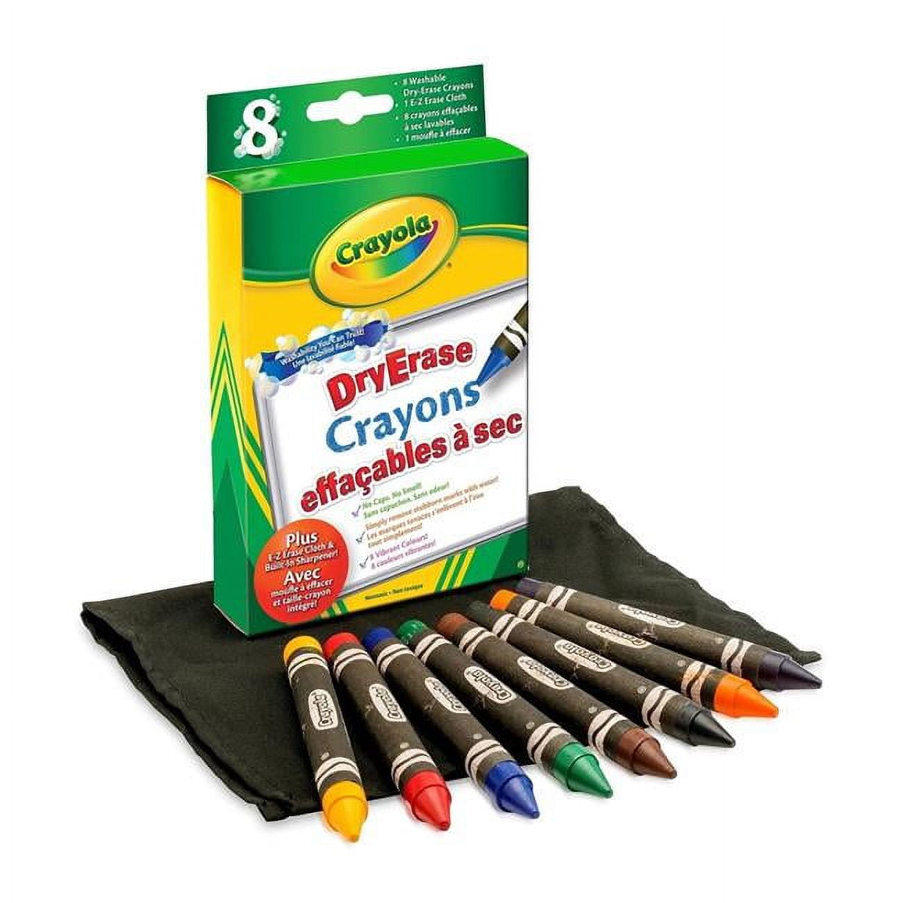 Crayola 30393060 Dry Erase Crayons, Assorted Color - 8 Count