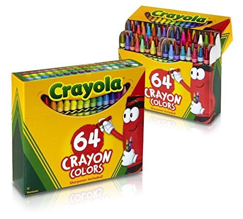 Crayola 760488360385, 64 Ct Crayons Pack of 2