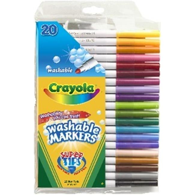 Crayola 8610 Supertip Washable 10 Count