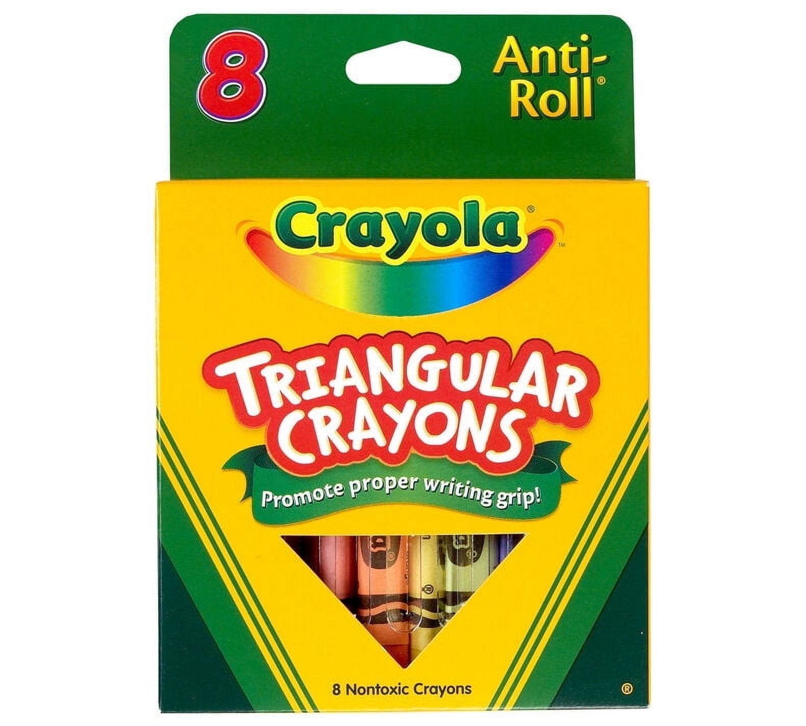 Crayola Anti-Roll Triangular Crayons Triangular Crayons ( 6 Counts)