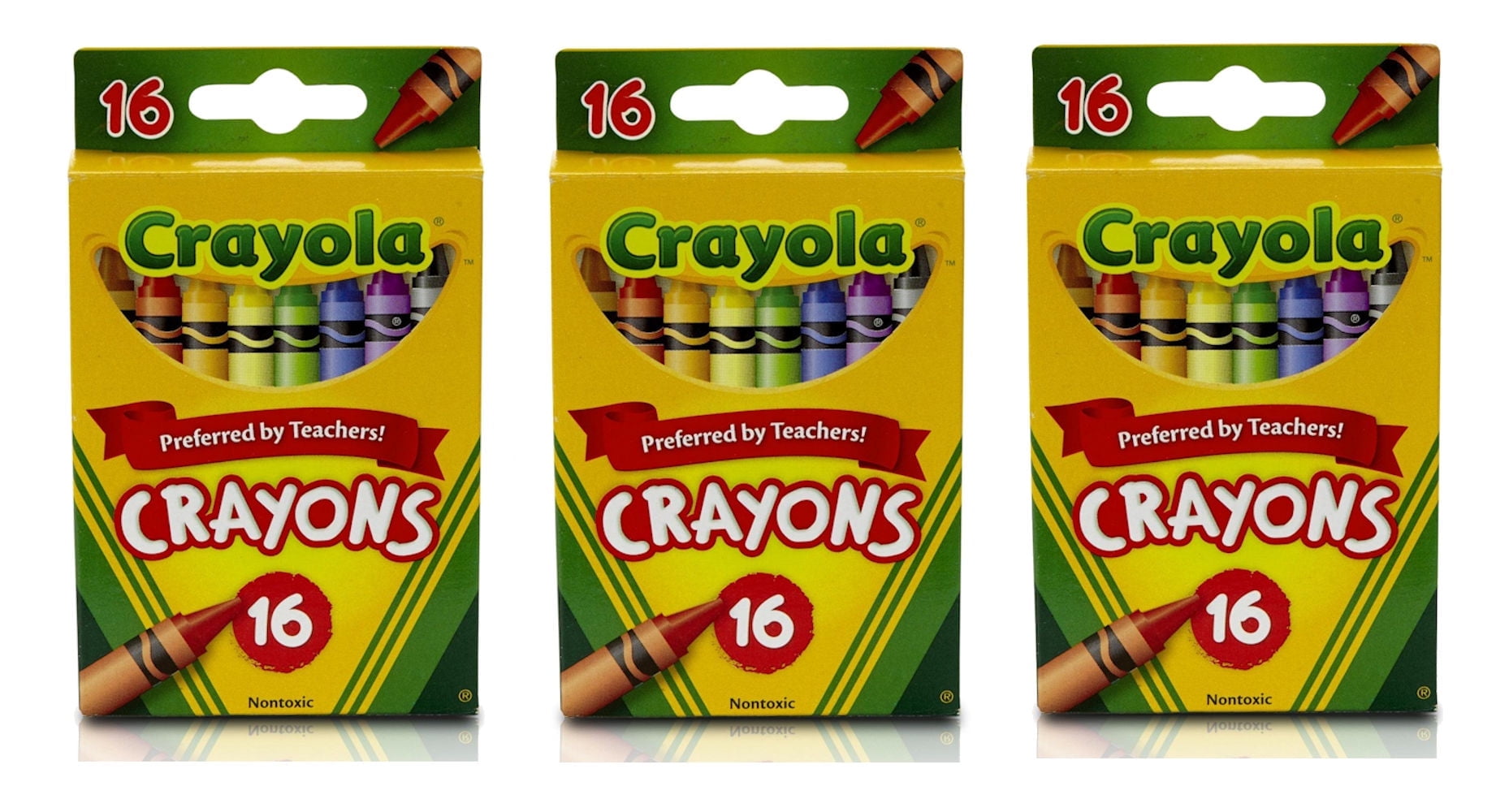 Crayola Classic Color Pack Crayons 16 ea, 3 Pack
