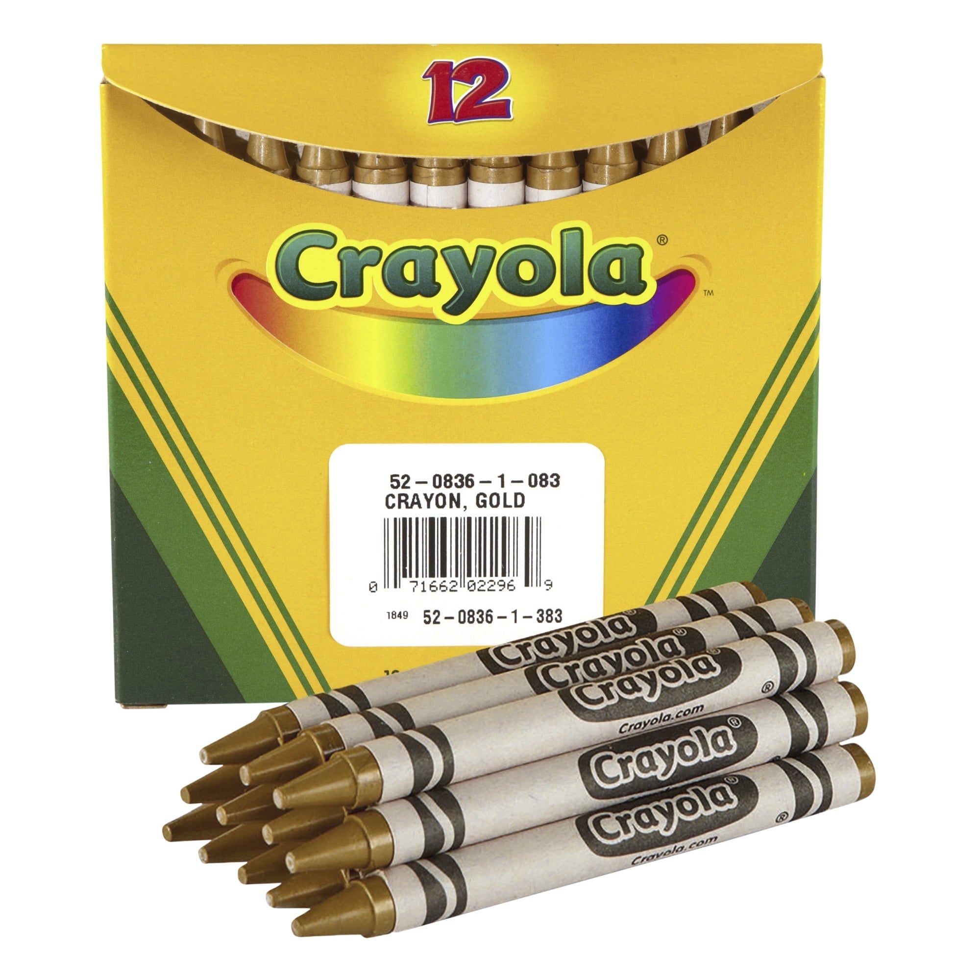 Crayola Bulk Crayons Gold, 2 Multi Colored