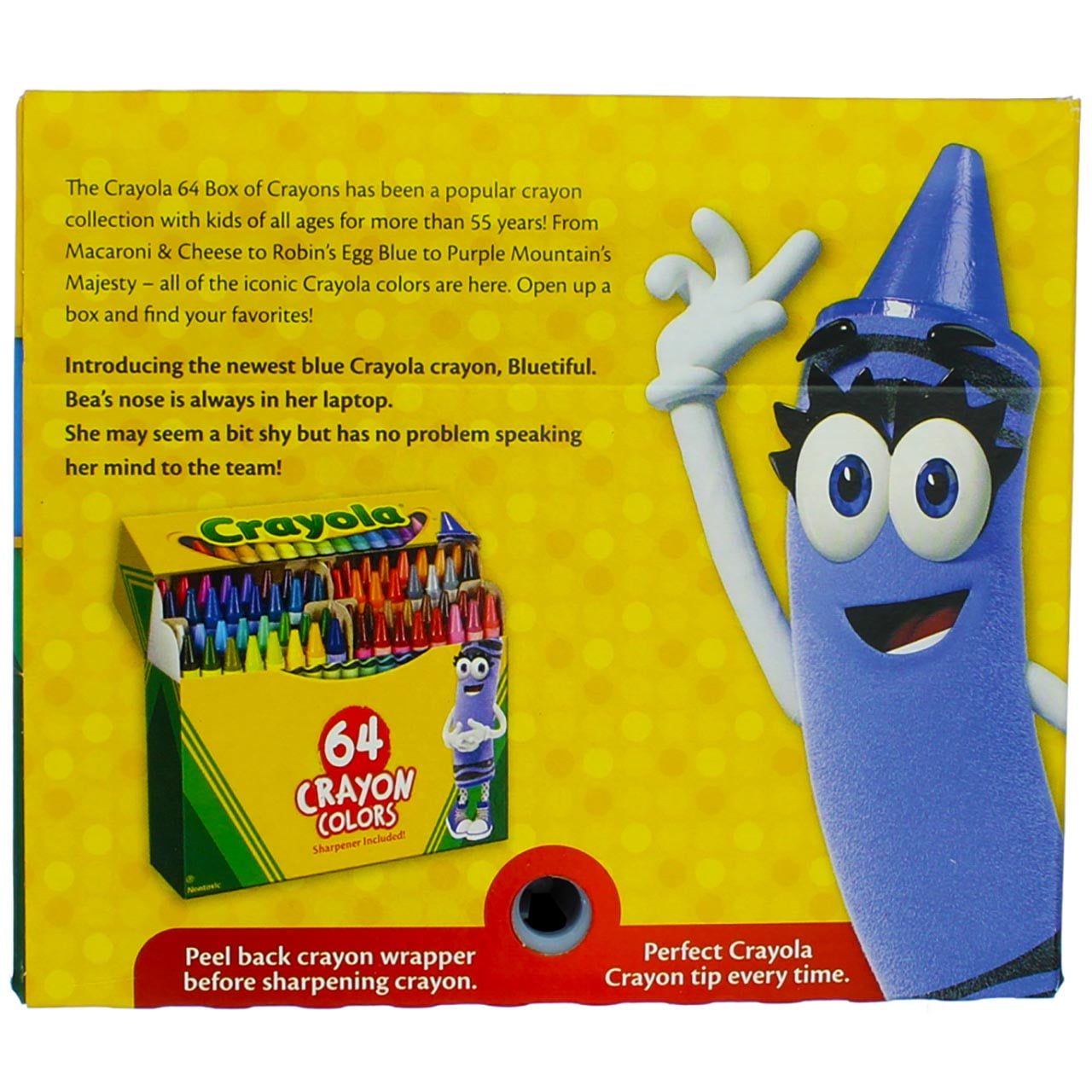 Crayola Classic Color Pack Crayons 64 Colors Box, Pack Of 2