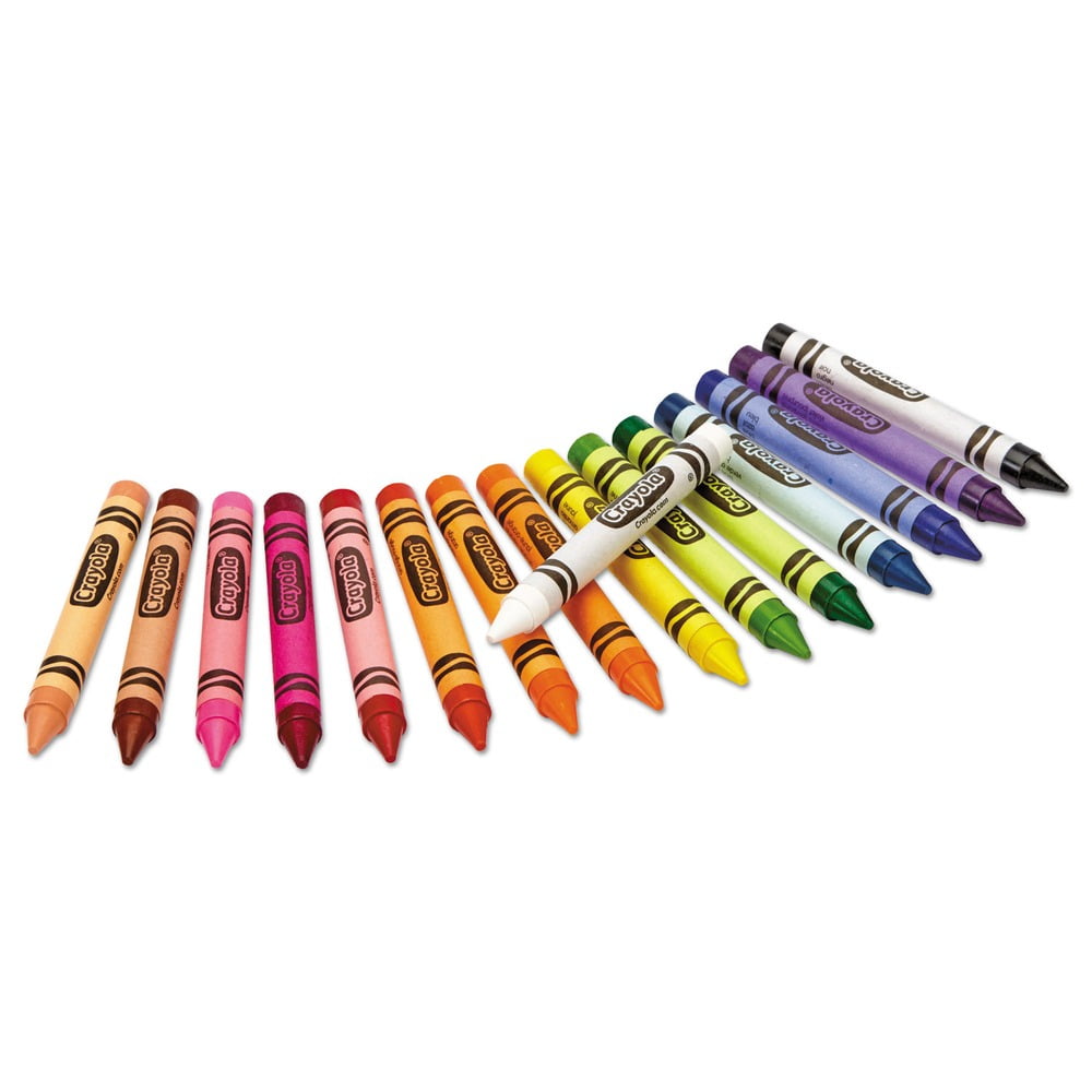 Crayola 520336 Lift Lid Box Large Crayons (16/Box)