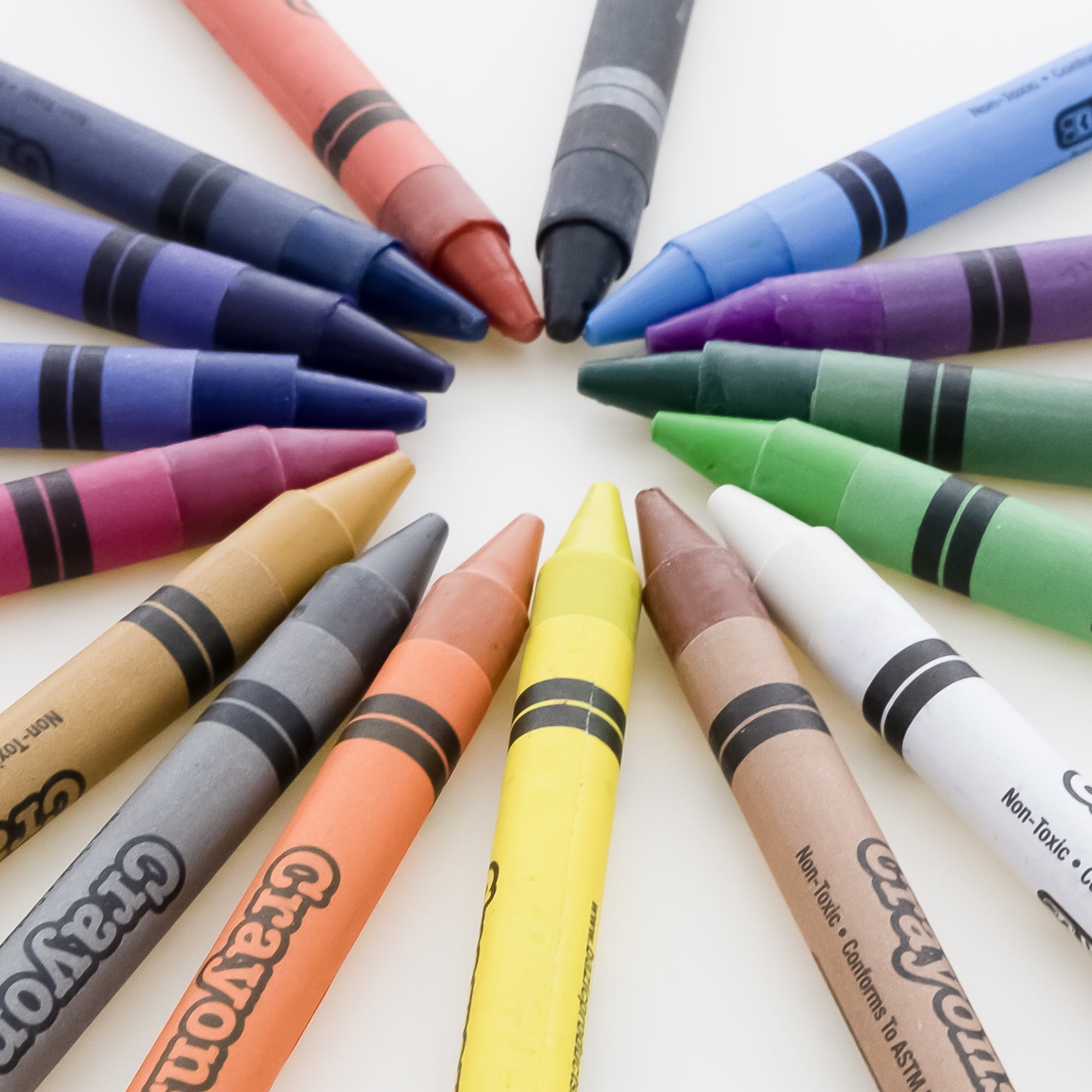 BAZIC Crayons 16-Count, Non Toxic Drawing Crayon (16/Pack), 1-Pack