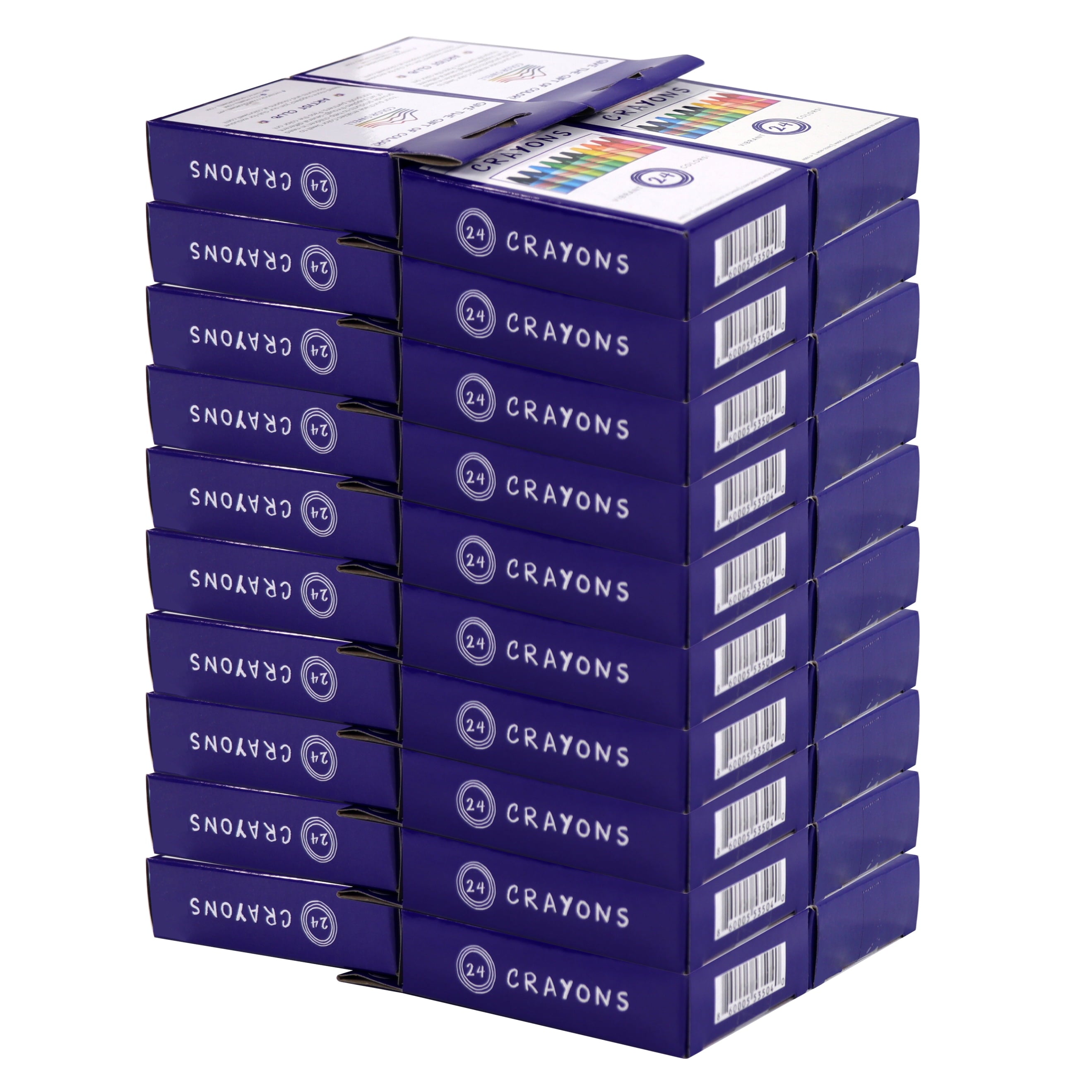 Color Swell Bulk Crayons - 40 Packs 24 Crayons per Pack (960 Crayons Total) - Bulk Crayons