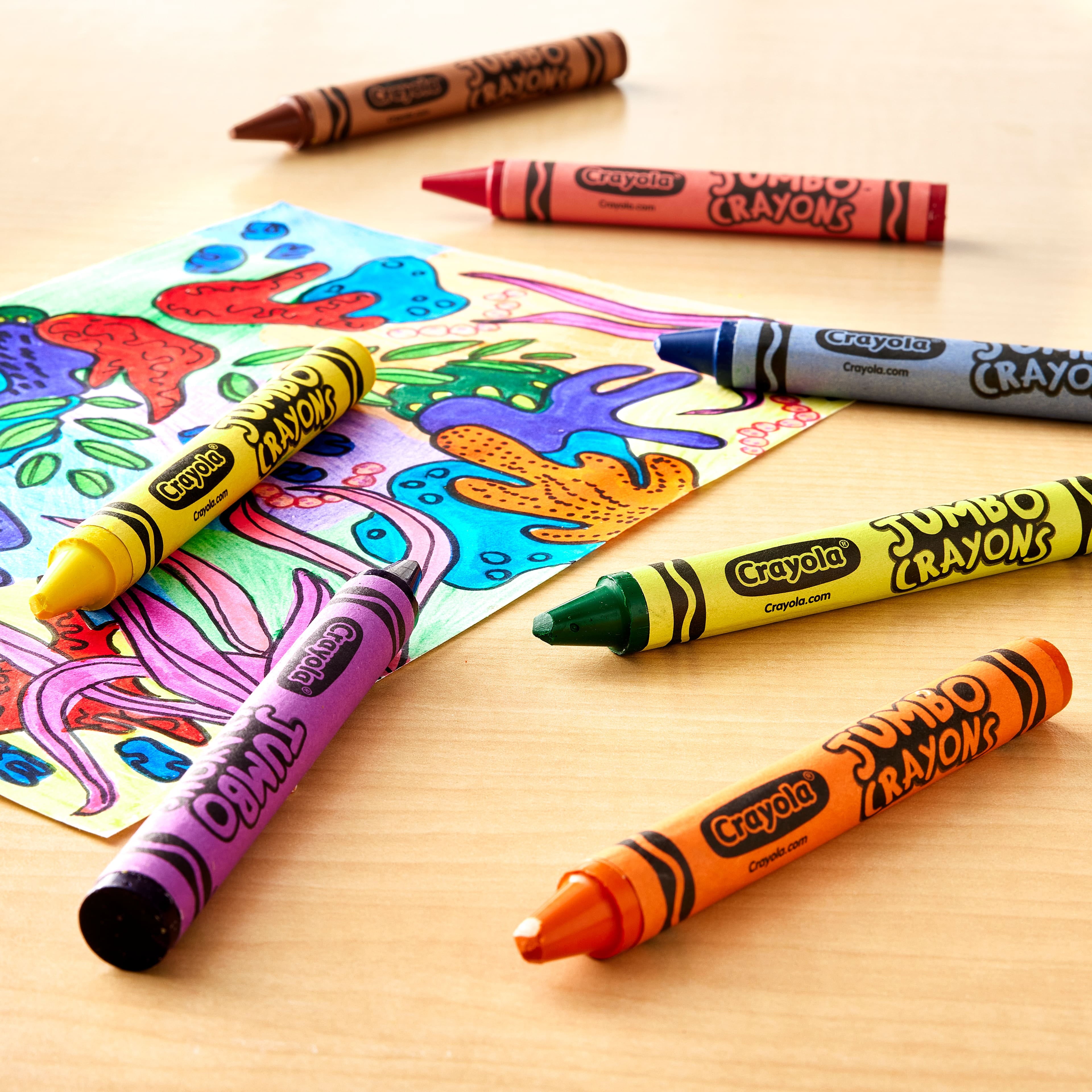 12 Packs: 8 ct. (96 total) Crayola Jumbo Easy Grasp Crayons