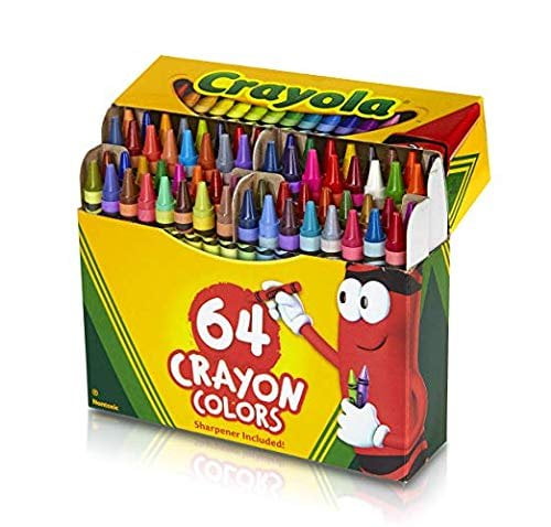 Crayola 6 Pack 64 Ct Crayons 52-0064, Assorted