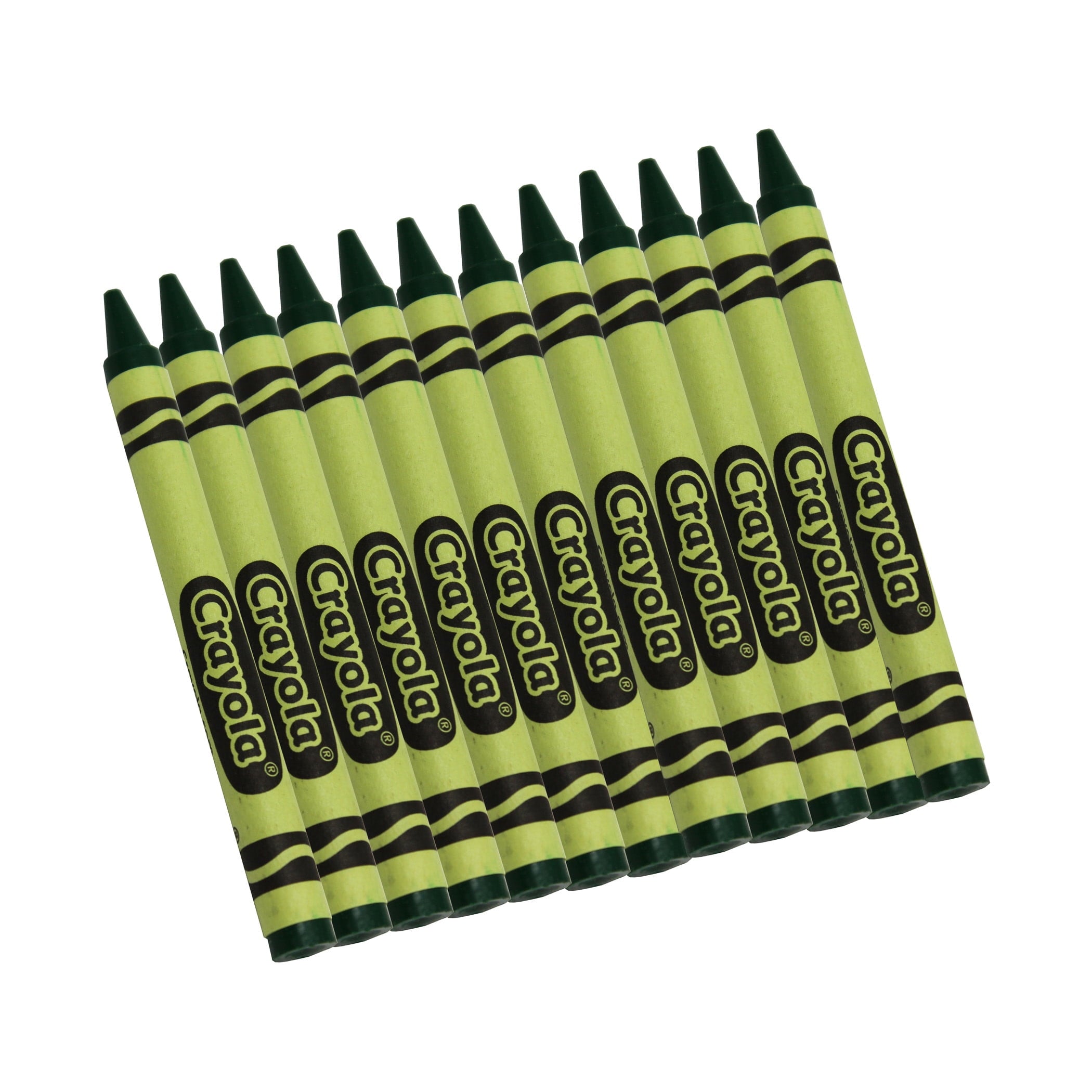 Crayola Bulk Crayons, Green, Regular Size, 12 Per Box, 12 Boxes