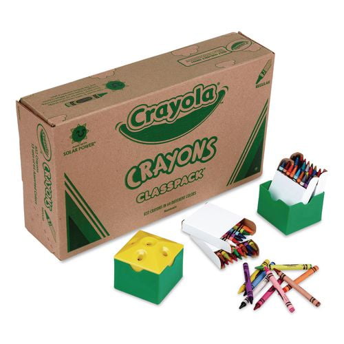 Classpack Regular Crayons, Assorted, 13 Caddies, 832/box | Bundle of 2