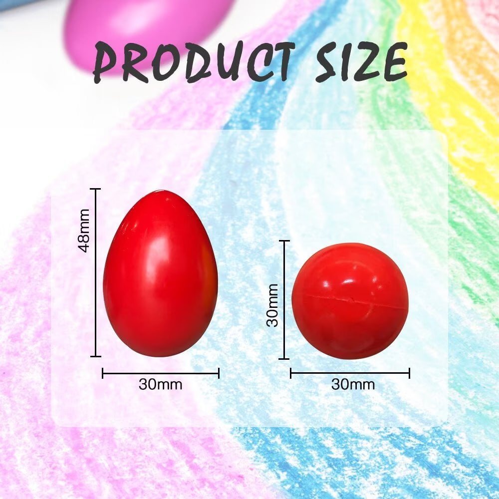 Adofi Easter Egg Toddler Crayons, 9 Colors