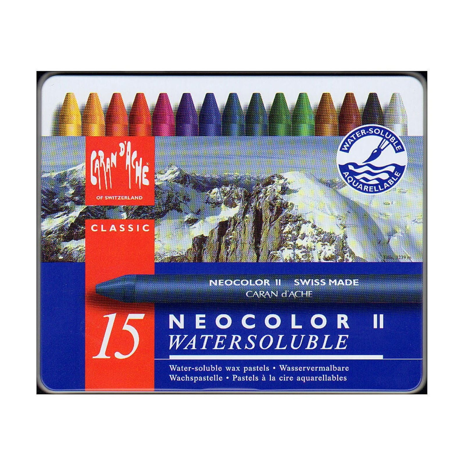 Caran d'Ache, Neocolor II Crayons, 40 Colors