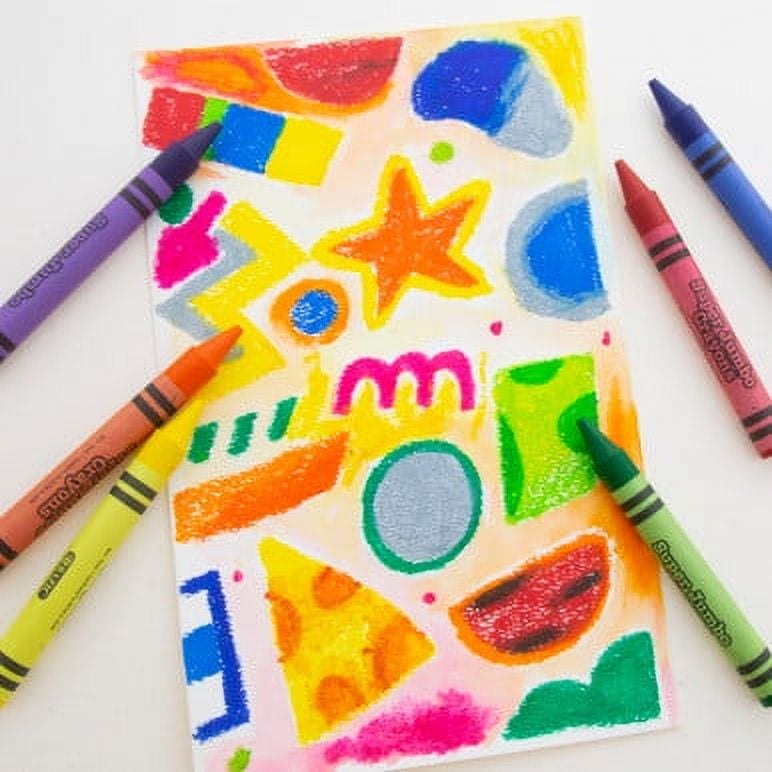 BAZIC 8 Color Premium Super Jumbo Crayons [2512]