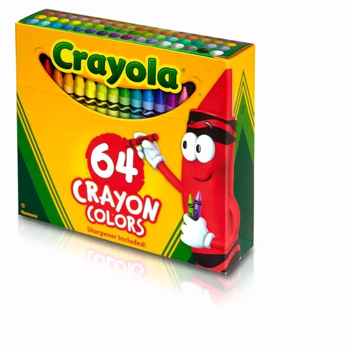 64ct Classic Crayons with Sharpener