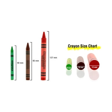 BAZIC 8 Color Premium Super Jumbo Crayons [2512]