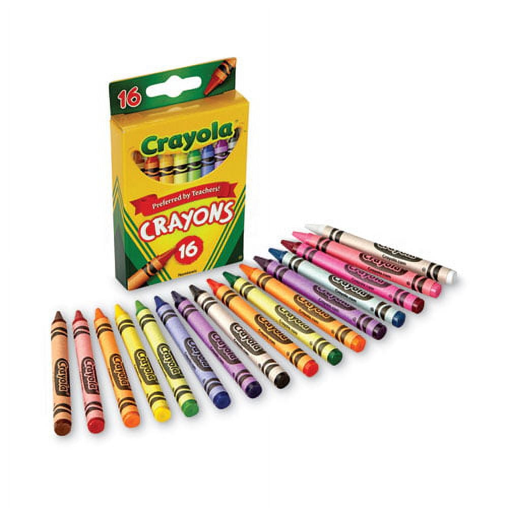 Classic Color Crayons, Peggable Retail Pack, 16 Colors/pack | Bundle of 2 Boxes