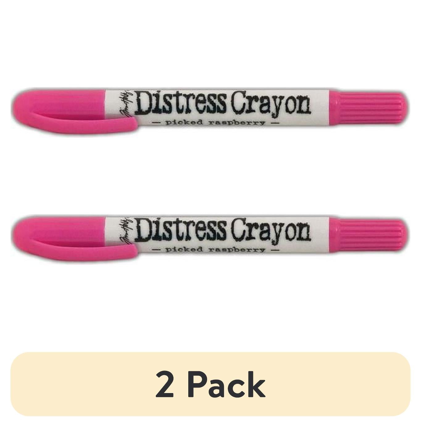 (2 pack) Ranger TDB-48749 Tim Holtz Distress Crayons - Picked Raspberry