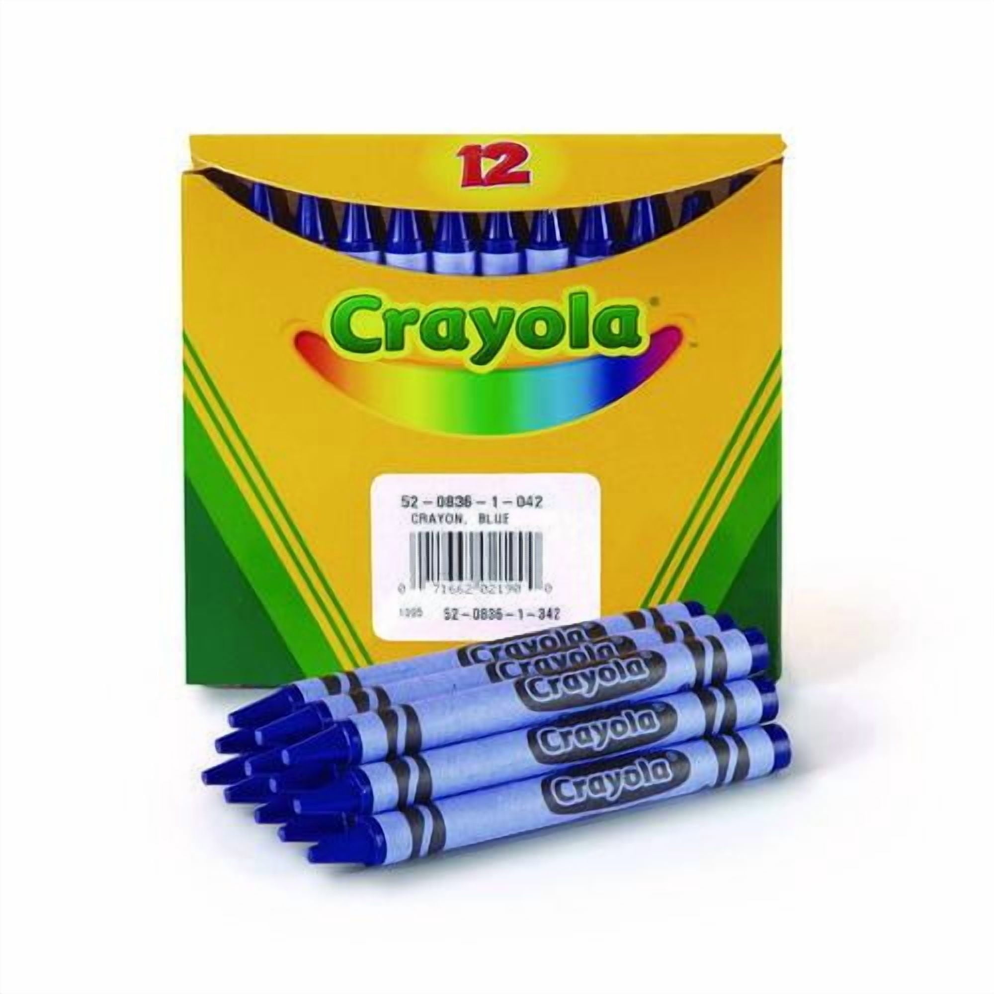 Bulk Crayons, Blue, 12/box | Bundle of 2