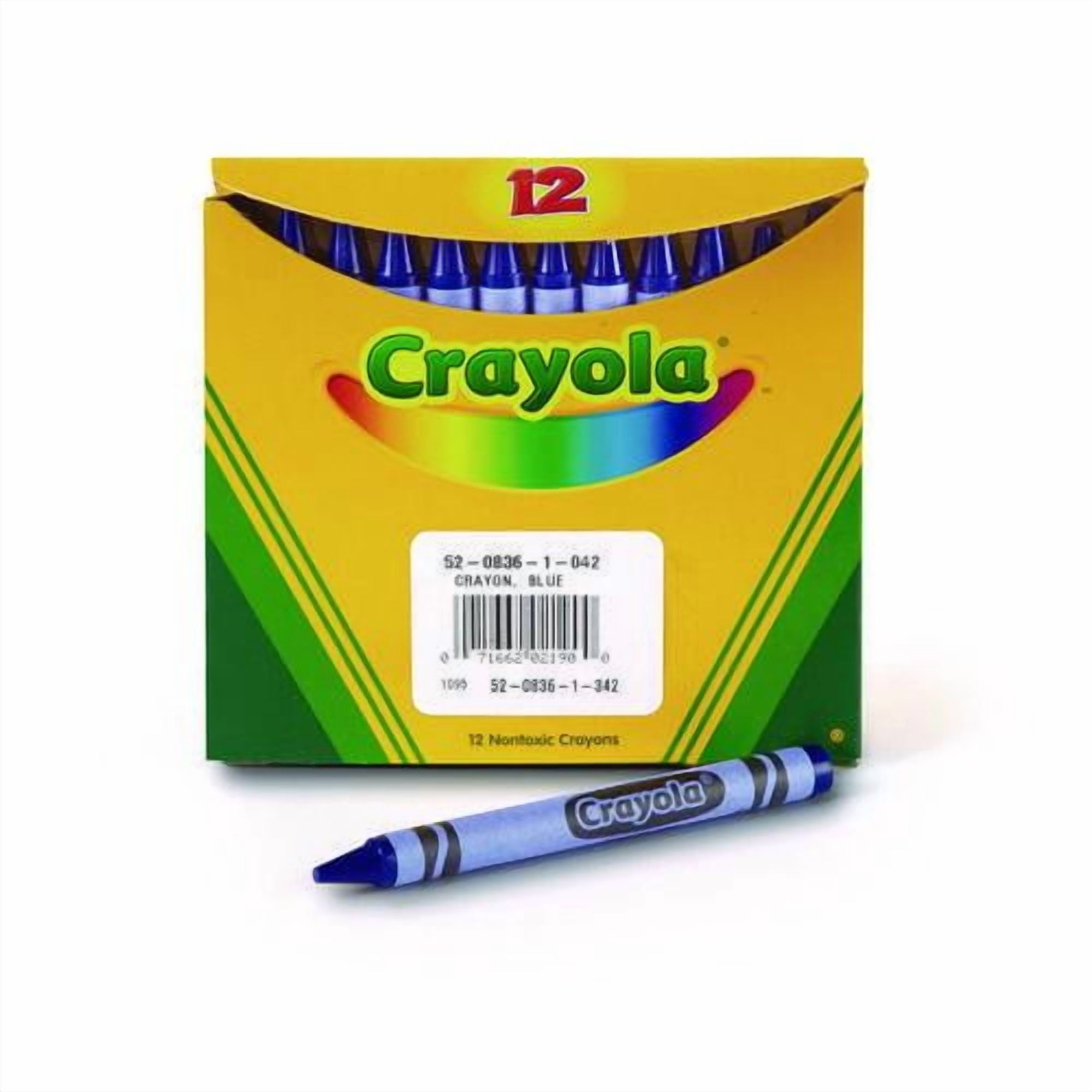 Bulk Crayons, Blue, 12/box | Bundle of 2