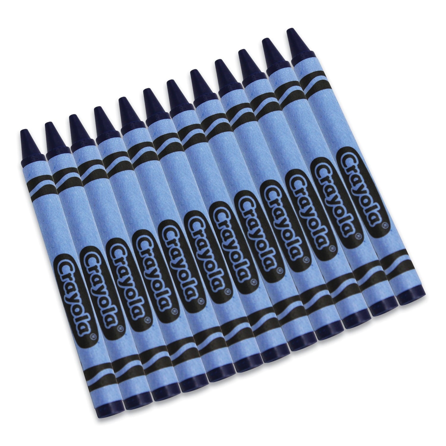 (2 pack) Crayola Bulk Crayons, 12 Count, Blue