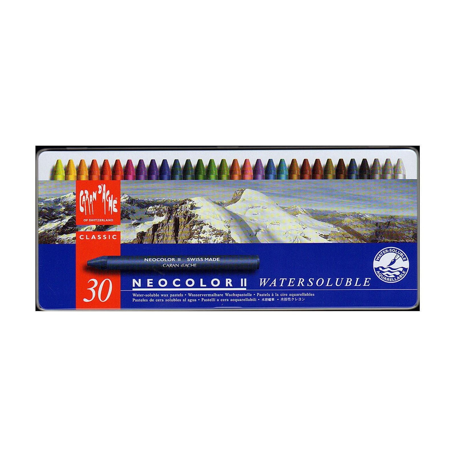 Caran d'Ache, Neocolor II Crayons, 40 Colors