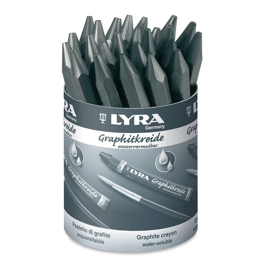 Rembrandt Water Soluble Graphite Crayons, Assorted, Set of 24