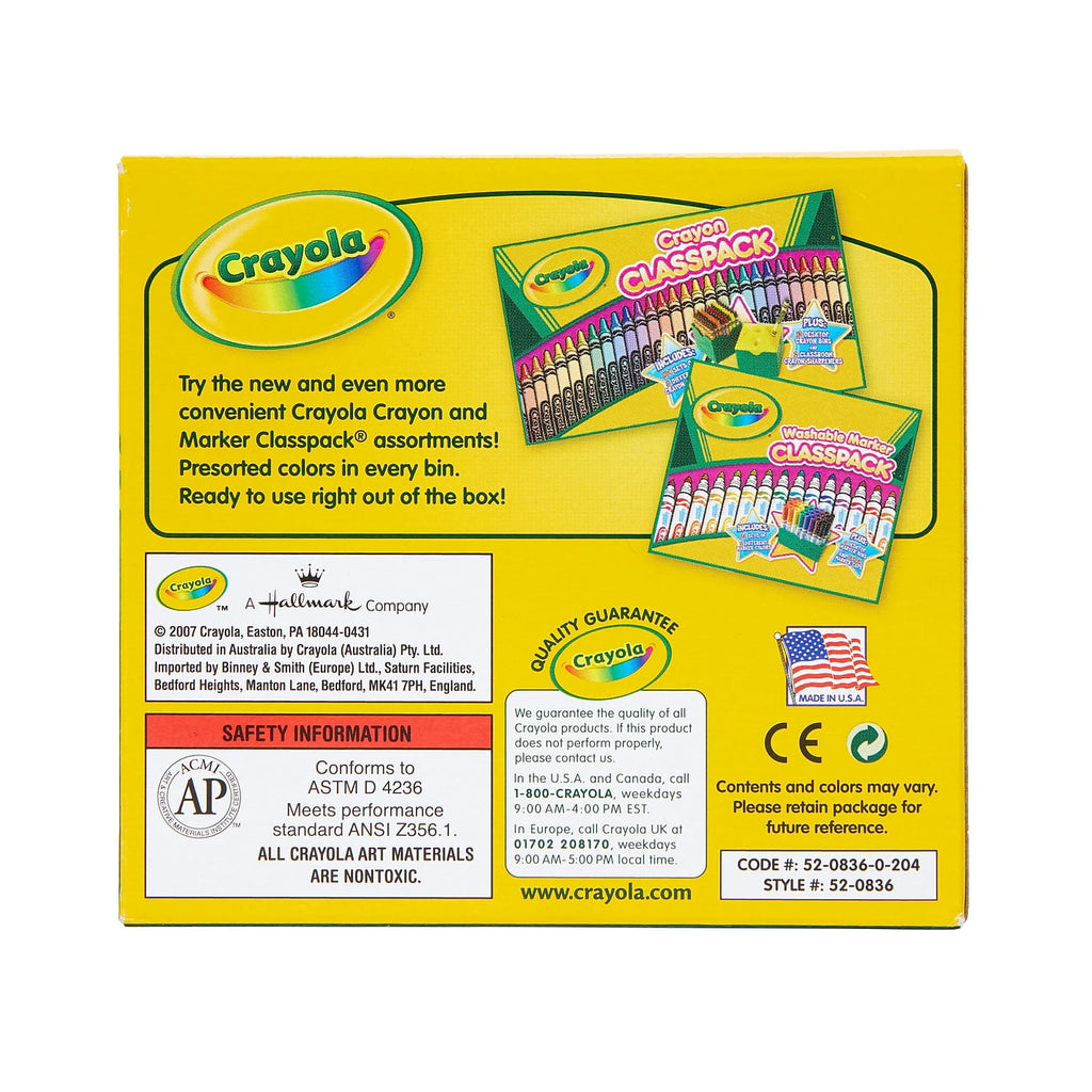 Bineysmith 52-0836-033 Bulk Crayons&#44; Peach - Box of 12