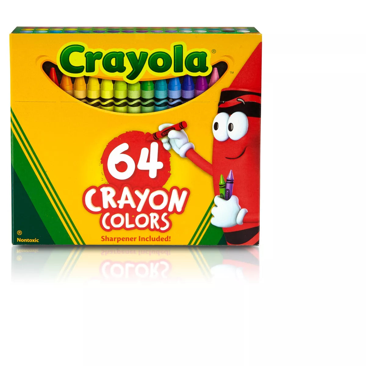 64ct Classic Crayons with Sharpener