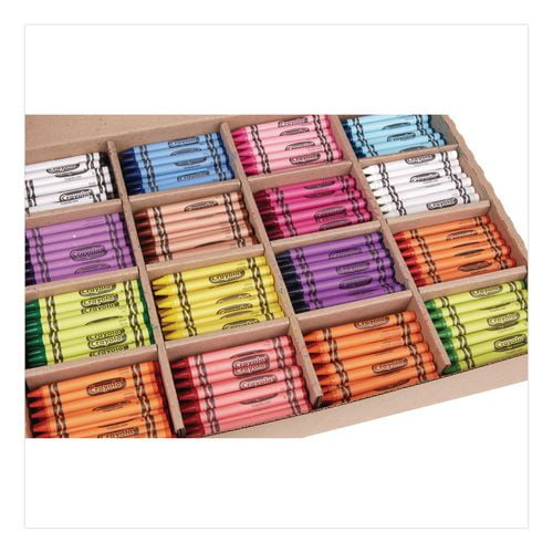 Classpack Regular Crayons, 16 Colors, 800/box | Bundle of 2