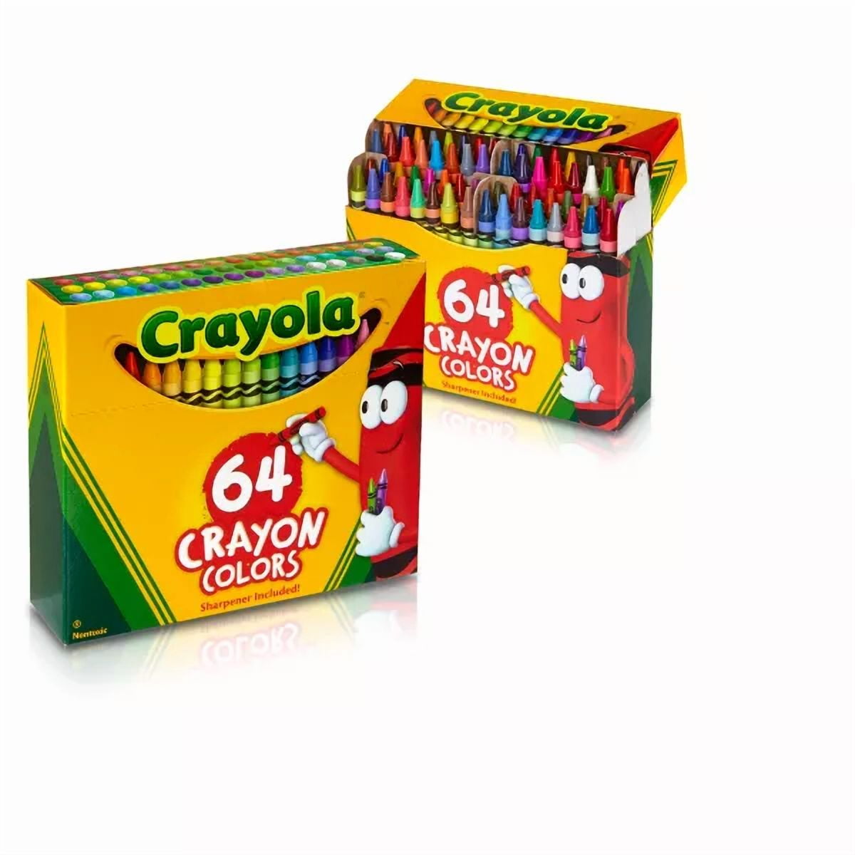 64ct Classic Crayons with Sharpener