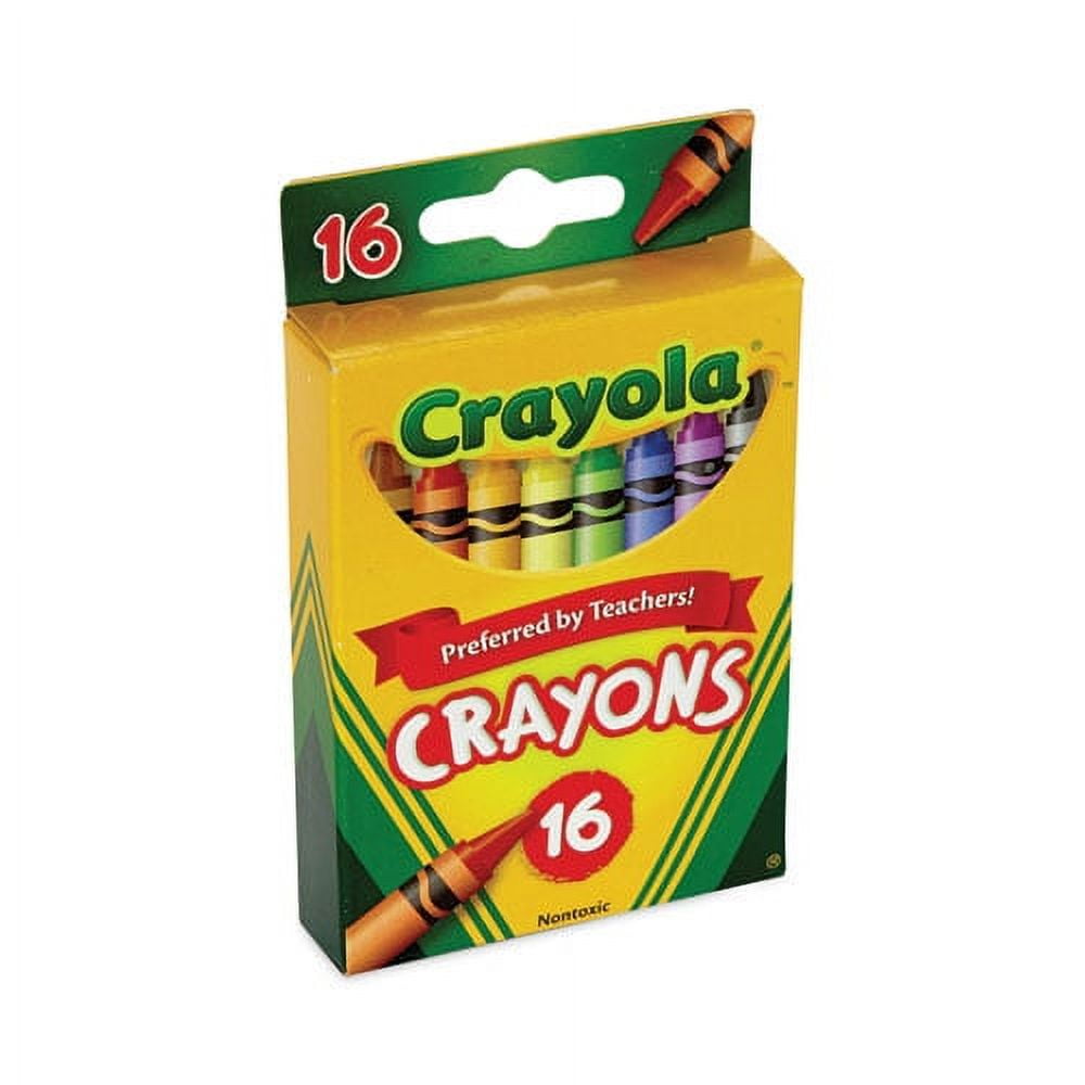 Classic Color Crayons, Peggable Retail Pack, 16 Colors/pack | Bundle of 2 Boxes
