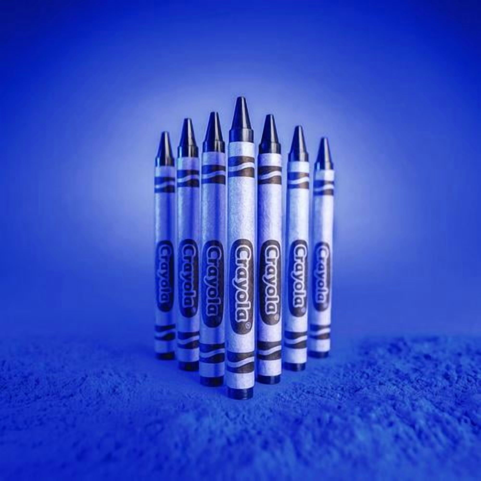 Bulk Crayons, Blue, 12/box | Bundle of 2